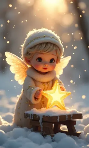 Cubrepuertas sublimado Angelito de la Estrella