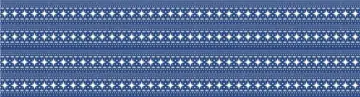 Patrón sublimado por metro Estrellas Nórdicas Azul