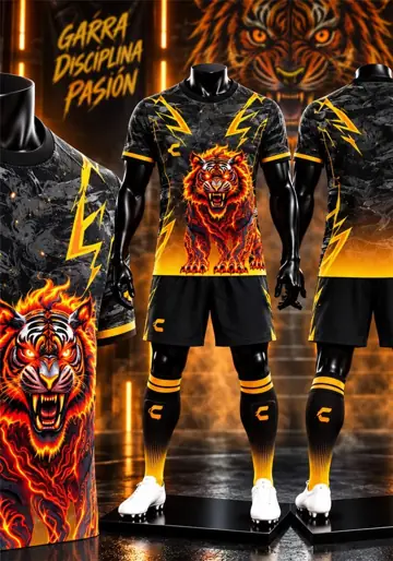 Uniforme deportivo sublimado Tigre de Fuego