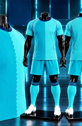 Uniforme deportivo sublimado Turquesa Minimalista
