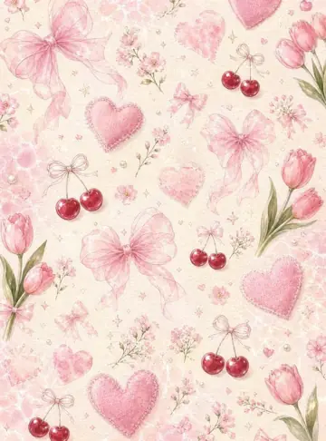 Fondo sublimado para eventos Patrón de Moños y Tulipanes
