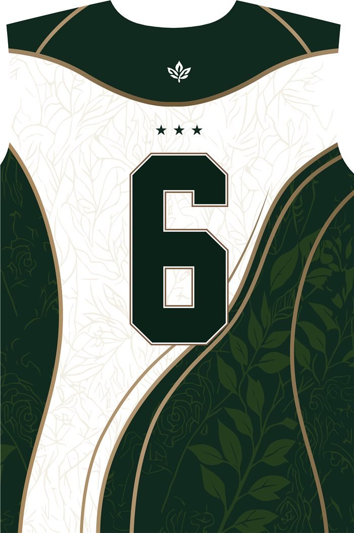 Uniforme deportivo sublimado Campo Verde y Oro