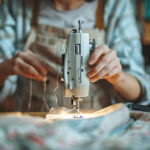 woman-is-using-microscope-with-number-1-it